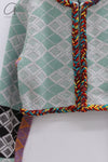 YANYAN KNITS Woven Jacket/Skirt YYK-YYW24-1881-LV Top